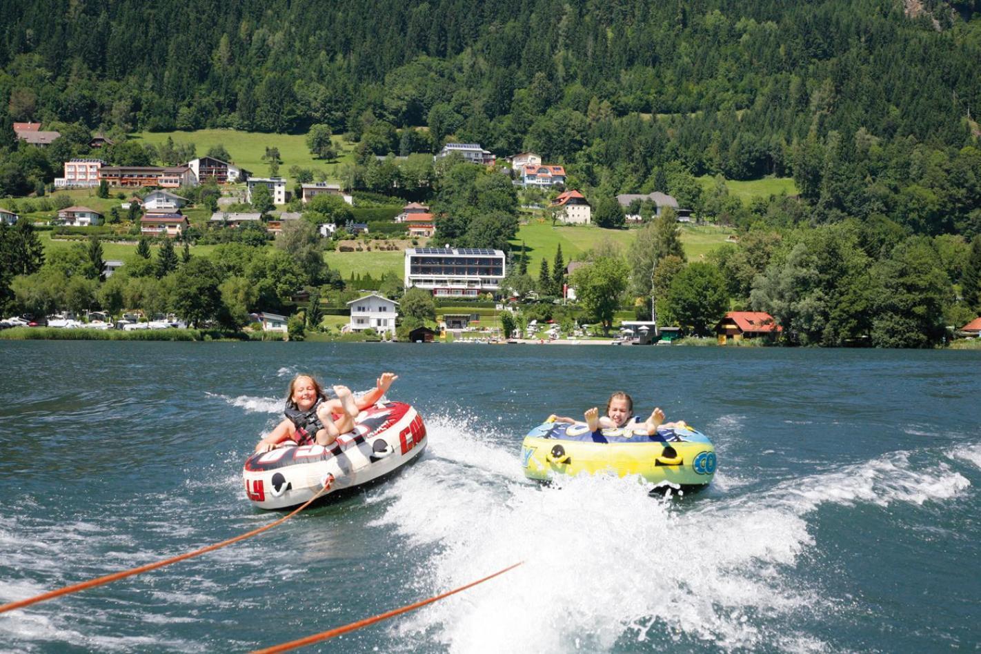 Blaues Haus Ferienwohnung Bodensdorf Ossiacher See Gerlitzen Alpe Экстерьер фото